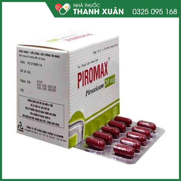 Piromax thuốc giảm đau, kháng viêm